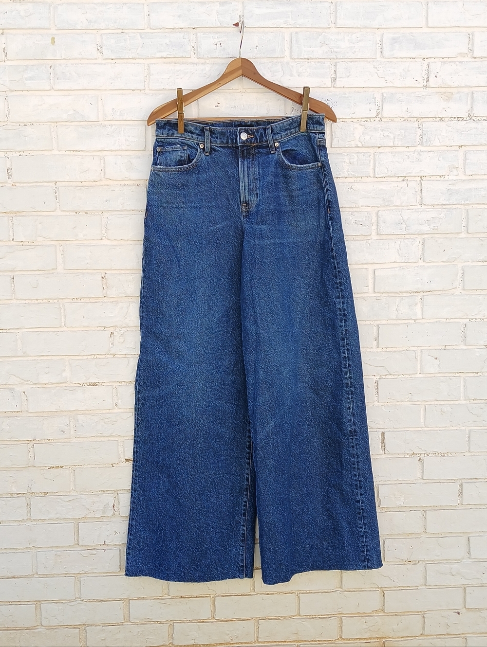 Express Relaxed Wide Leg Jeans Size 8R - Picture 5 of 13